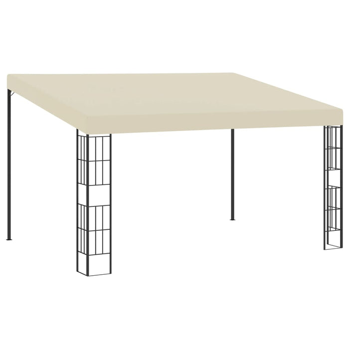 Gazebo a Parete 3x4 m Crema in Tessutocod mxl 121151