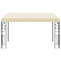 Gazebo a Parete 4x3x2,5 m Crema
