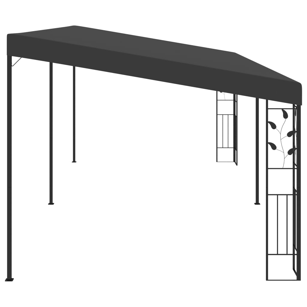 Gazebo a Parete 6x3x2,5 m Antracite 48002