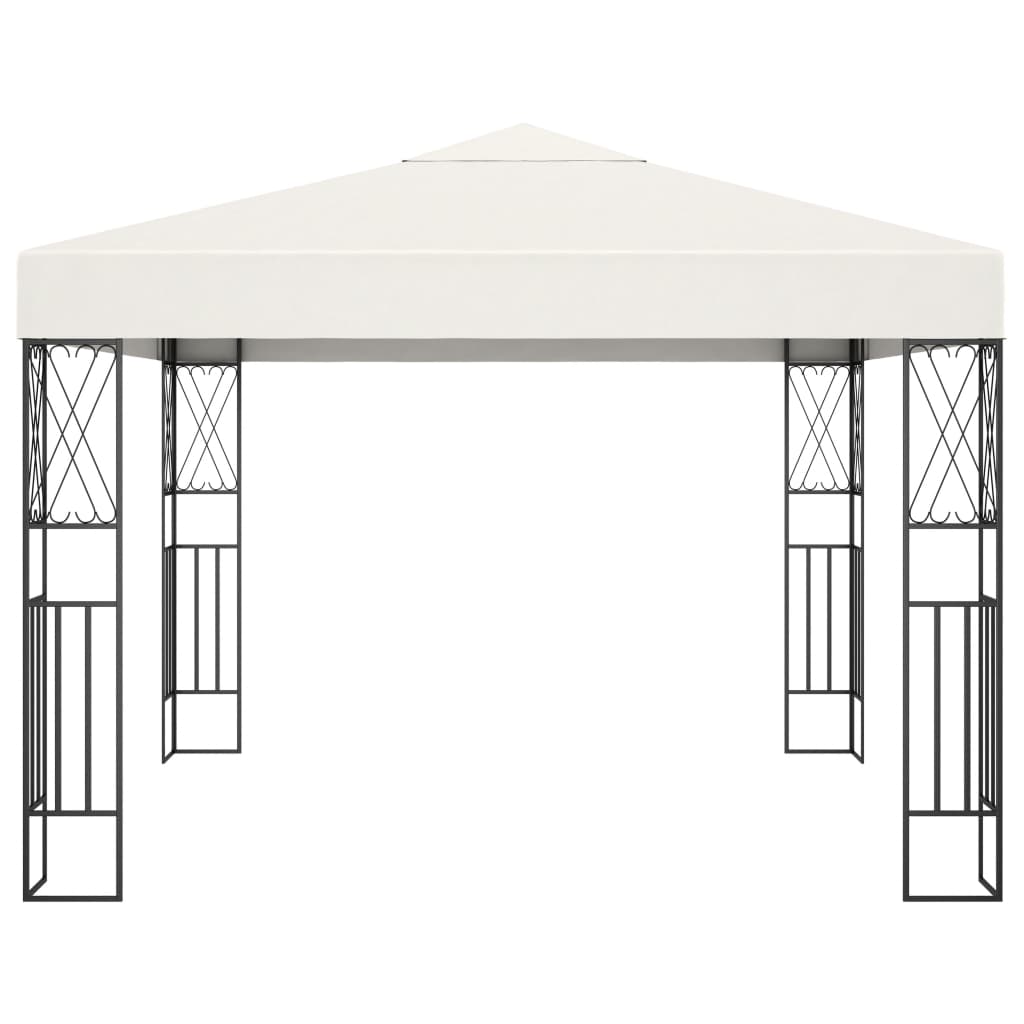 Gazebo 3x3 m Crema in Tessuto 48005