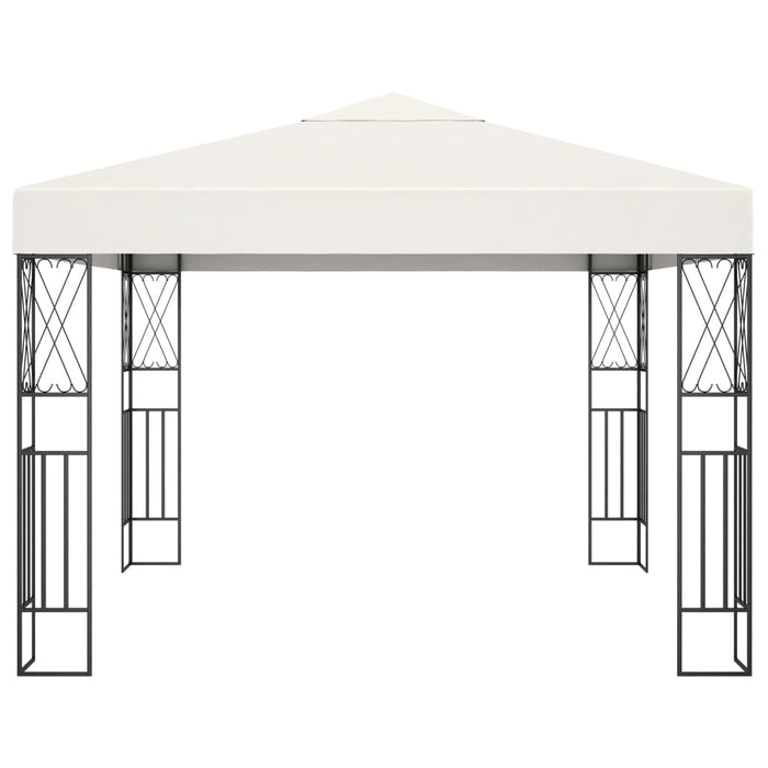 Gazebo 3x3 m Crema in Tessuto 48005