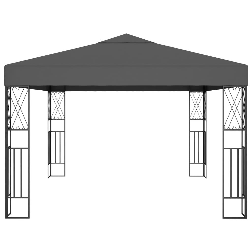 Gazebo 3x4 m Antracite in Tessuto 48008