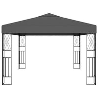 Gazebo 3x4 m Antracite in Tessuto 48008