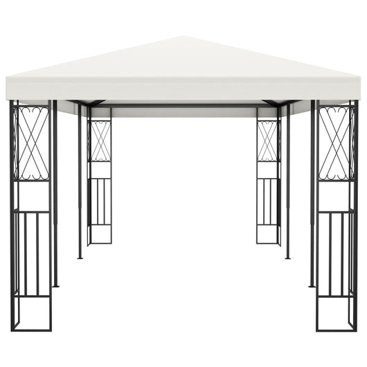 Gazebo 3x6 m Crema in Tessuto 48009