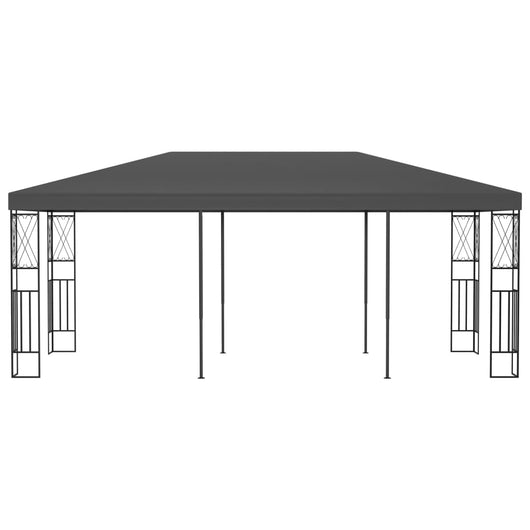 Gazebo 3x6 m Antracite in Tessuto 48010