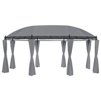 Gazebo con Tende 520x349x255 cm Antracite cod mxl 58104