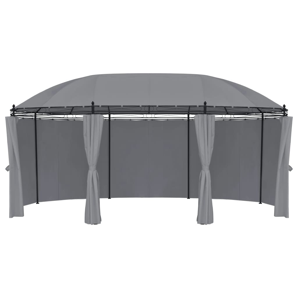 Gazebo con Tende 520x349x255 cm Antracite cod mxl 58104