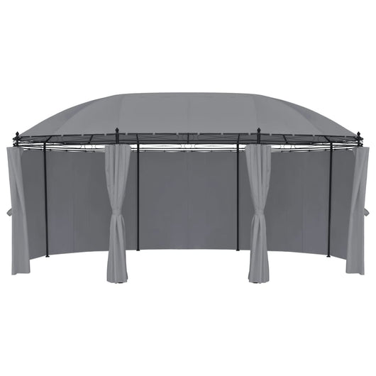 Gazebo con Tende 520x349x255 cm Antracite cod mxl 58104