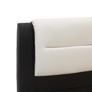 Struttura del letto Nero 160 x 200 cm Pelle Sintetica 286725