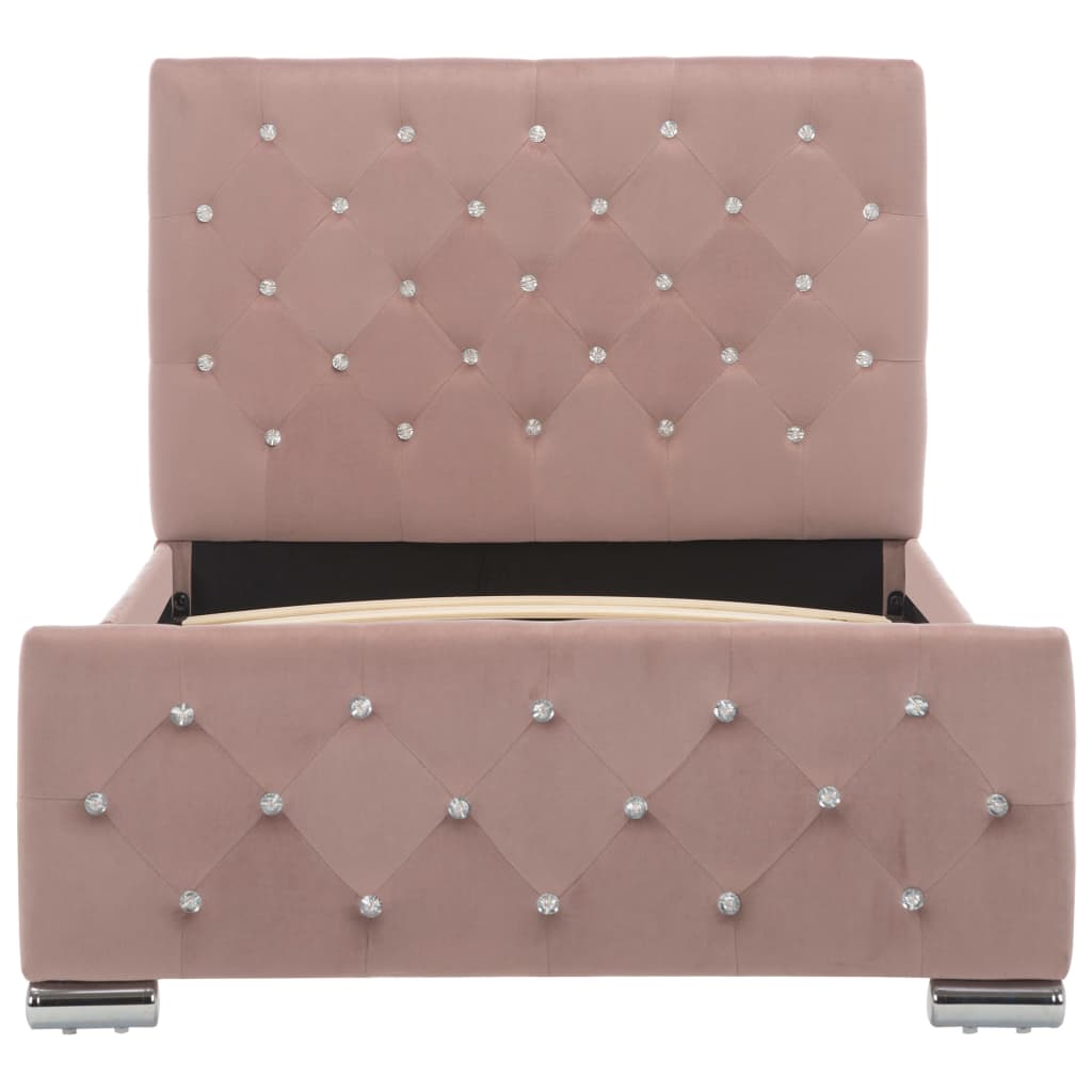 Giroletto Rosa in Velluto 90x200 cm