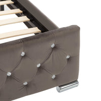 Giroletto Grigio in Velluto 140x200 cm 286832