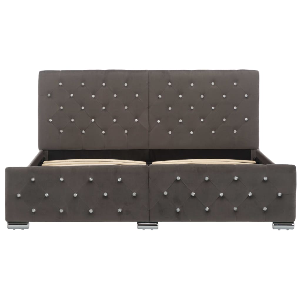 Giroletto Grigio in Velluto 160x200 cm 286833