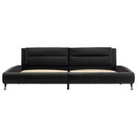 Struttura del letto Nero 160 x 200 cm Pelle Sintetica 286839