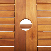 Tavolo da Giardino Pieghevole 135x85x75 cm Massello di Acacia cod mxl 52514