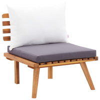 Set Divani da Giardino 5 pz in Legno Massello di Acacia 46678