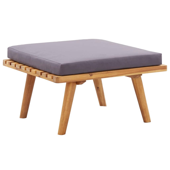 Set Divani da Giardino 5 pz in Legno Massello di Acacia 46678