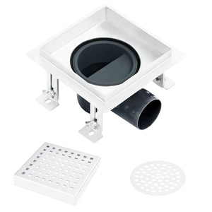 Scarico Doccia 15x15 cm in Acciaio Inossidabile 145997