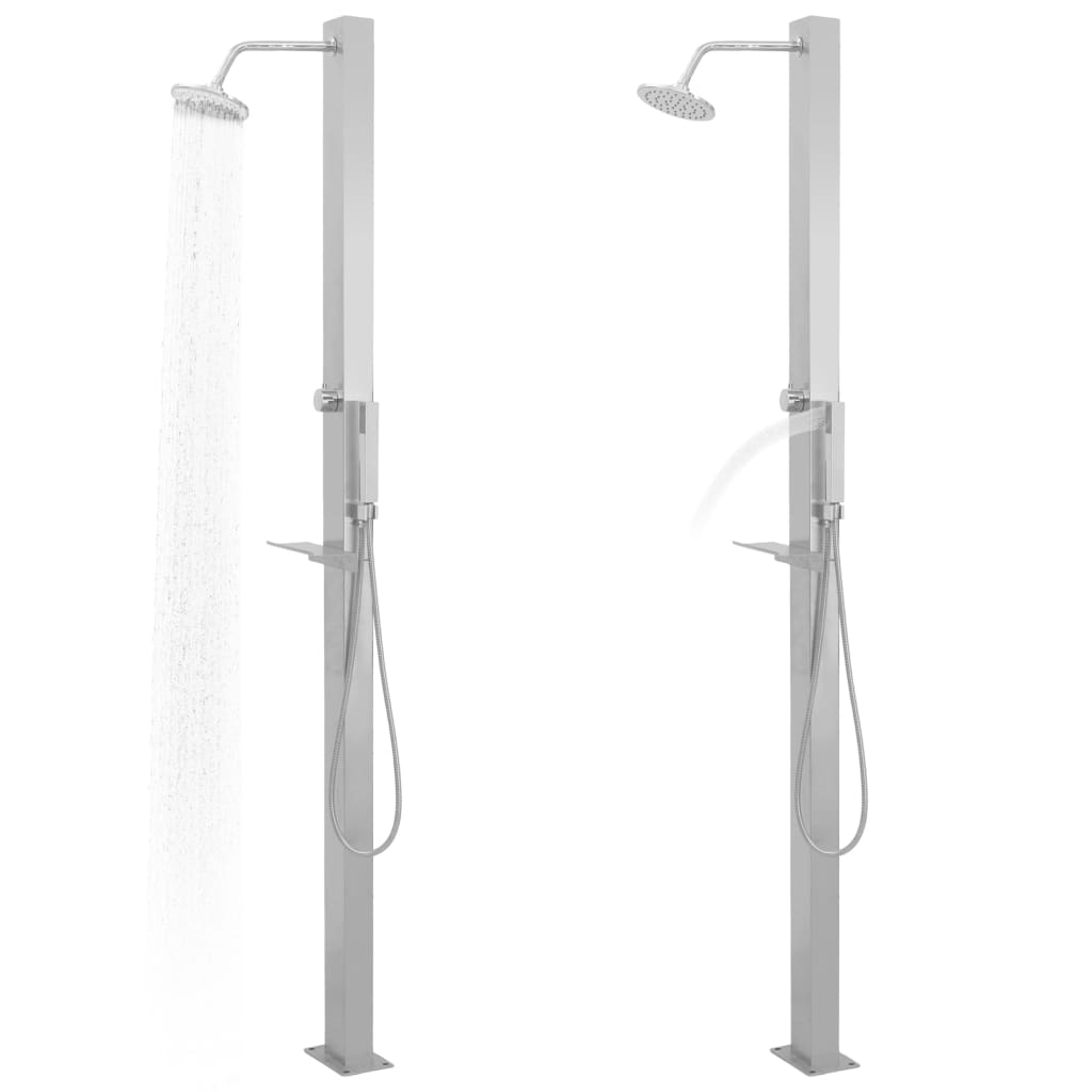 Doccia da Giardino in Acciaio Inox Lineare cod mxl 51117