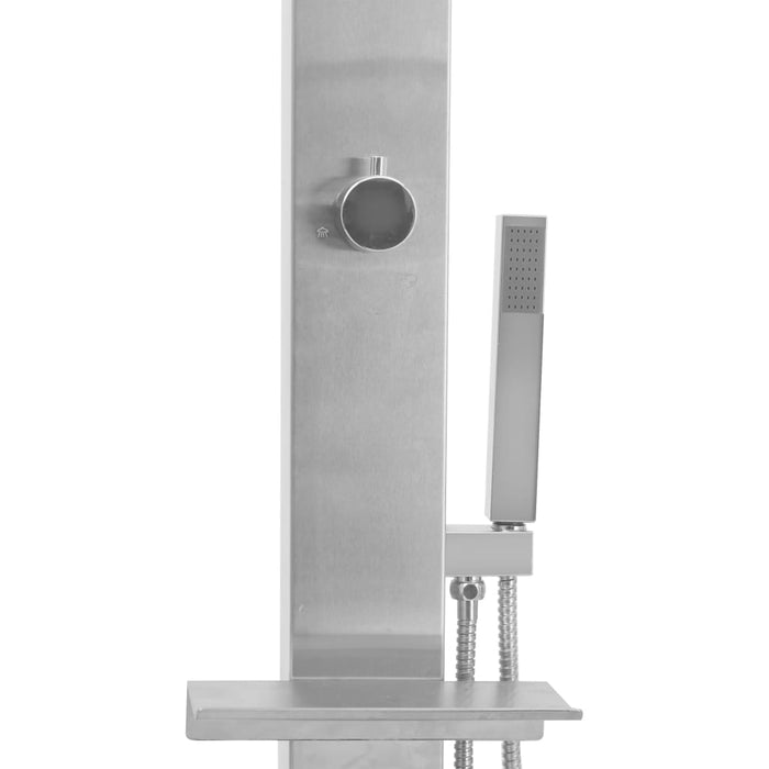 Doccia da Giardino in Acciaio Inox Lineare cod mxl 51117