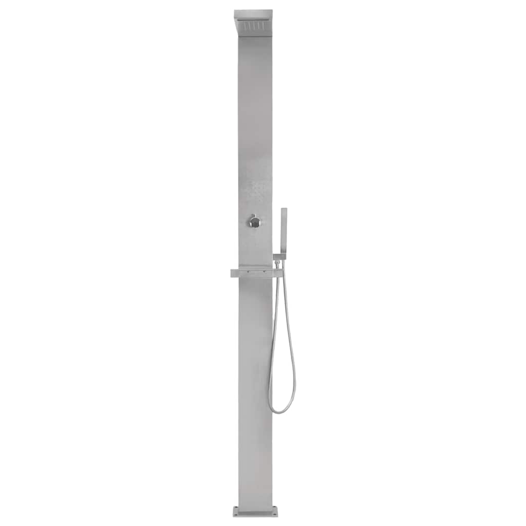 Doccia da Giardino in Acciaio Inox Quadrata cod mxl 48426