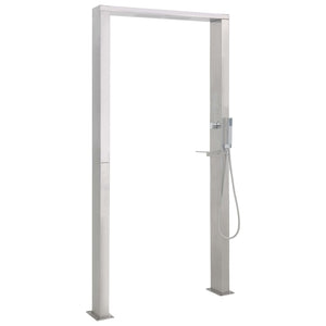 Doccia da Giardino in Acciaio Inox a Doppio Getto 48201