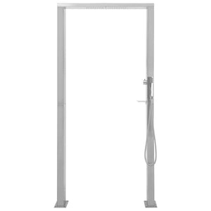 Doccia da Giardino in Acciaio Inox a Doppio Getto 48201