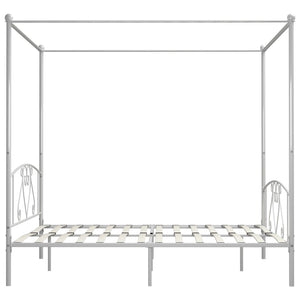 Giroletto Baldacchino senza Materasso Bianco 180x200 cm Metallo 284431