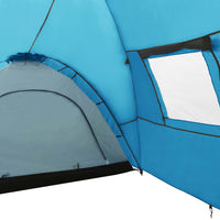 Tenda Igloo da Campeggio 650x240x190 cm per 8 Persone Blu 92230