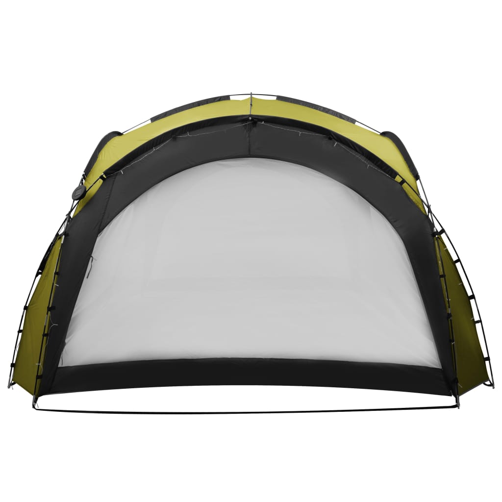 Tenda per Feste con LED e 4 Pareti 3,6x3,6x2,3 m Verde 92237