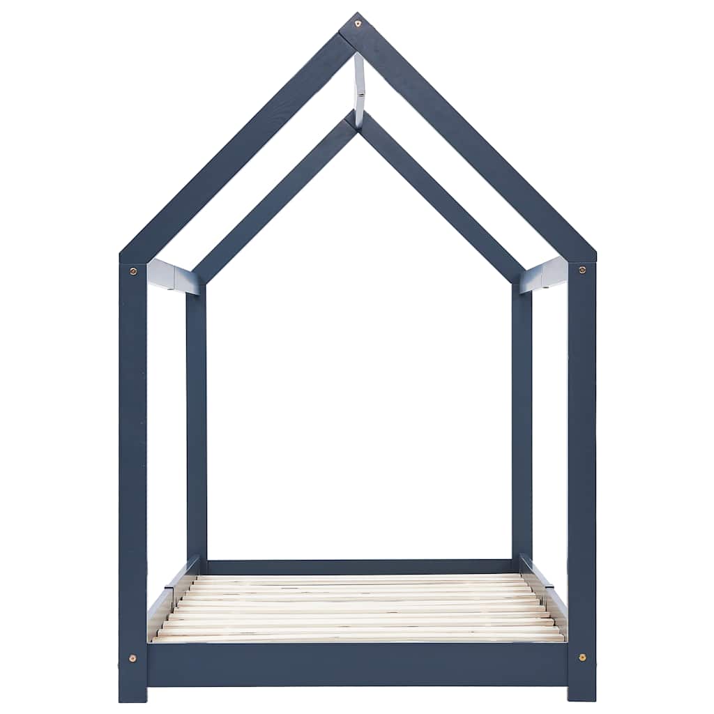 Giroletto per Bambini Grigio in Massello di Pino 90x200 cm cod mxl 75592