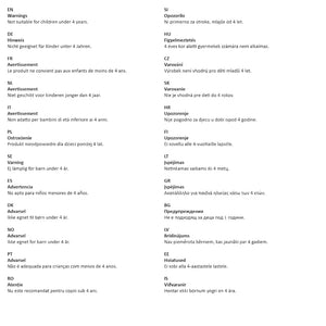 Giroletto per Bambini Grigio in Massello di Pino 90x200 cm 283354