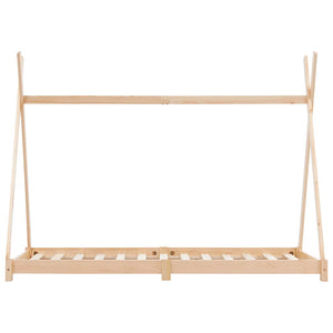 Giroletto per Bambini-Struttura Letto Bambini in Legno Massello di Pino 70x140 cm 217951