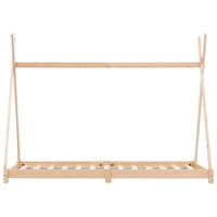 Giroletto per Bambini-Struttura Letto Bambini in Legno Massello di Pino 90x200 cm 762973