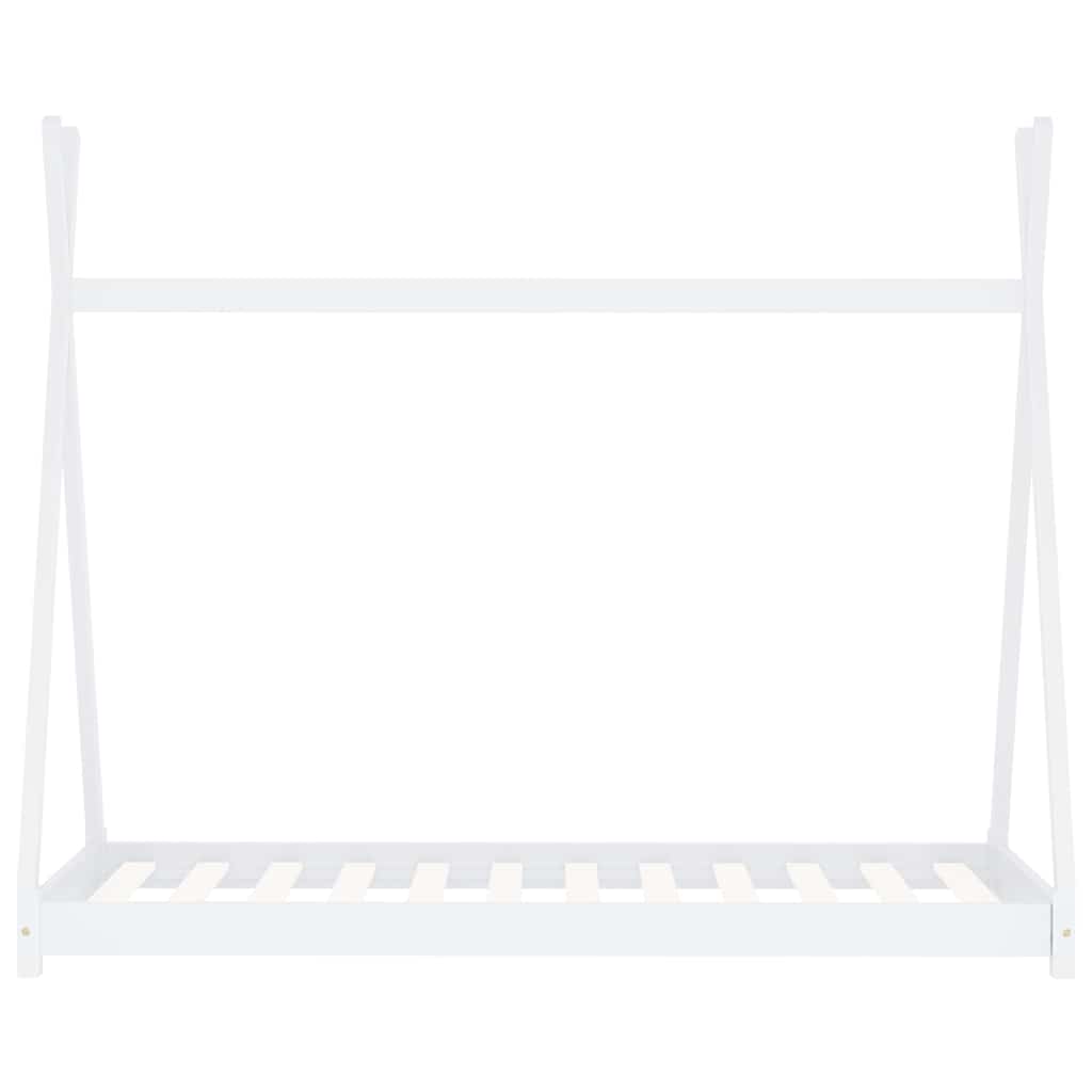 Giroletto per Bambini Bianco in Massello di Pino 70x140 cm 283358