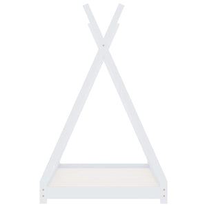 Giroletto per Bambini Bianco in Massello di Pino 70x140 cm 283358