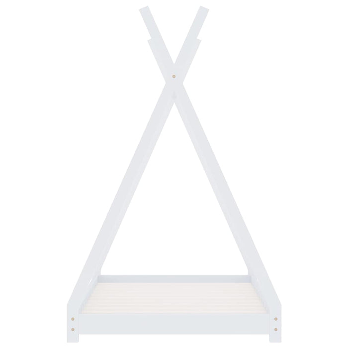 Giroletto per Bambini Bianco in Massello di Pino 70x140 cm 283358