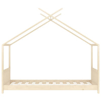 Giroletto per Bambini in Legno Massello di Pino 70x140 cm 283364