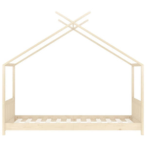 Giroletto per Bambini in Legno Massello di Pino 70x140 cm 283364