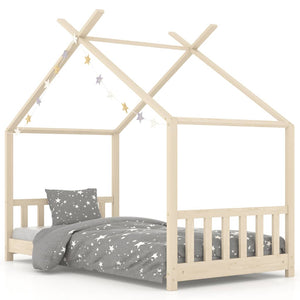 Giroletto per Bambini-Struttura Letto Bambini in Legno Massello di Pino 80x160 cm 114187