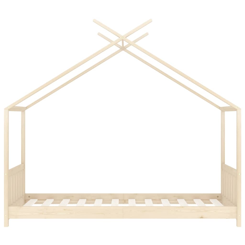 Giroletto per Bambini in Legno Massello di Pino 80x160 cm 283365