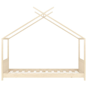 Giroletto per Bambini in Legno Massello di Pino 80x160 cm 283365