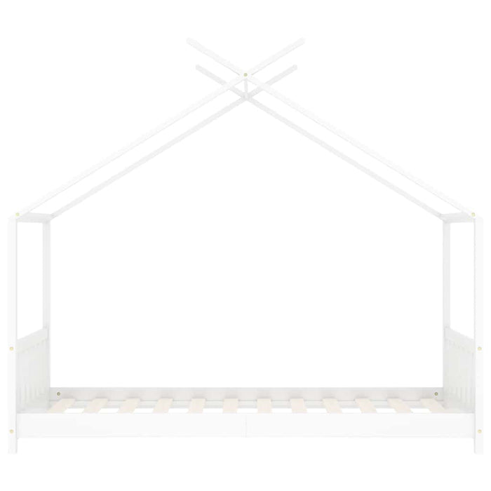 Giroletto per Bambini Bianco in Massello di Pino 80x160 cm