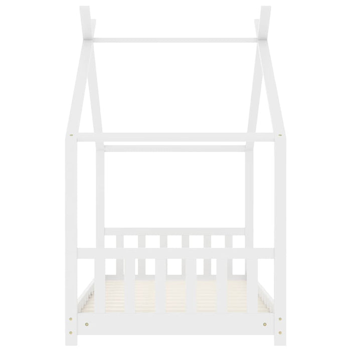 Giroletto per Bambini Bianco in Massello di Pino 80x160 cm 283368