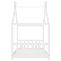 Giroletto per Bambini-Struttura Letto Bambini Bianco in Massello di Pino 80x160 cm 285932