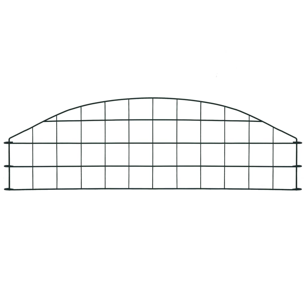 Set Recinzione ad Arco per Stagno 77,3x26 cm Verde cod mxl 8914