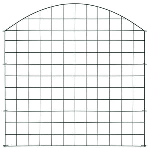 Set Recinzione ad Arco per Stagno 77,5x78,5 cm Verde cod mxl 20547