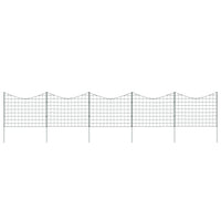 Set Recinzione ad Arco Invertito per Stagno 77,5x64 cm Verde