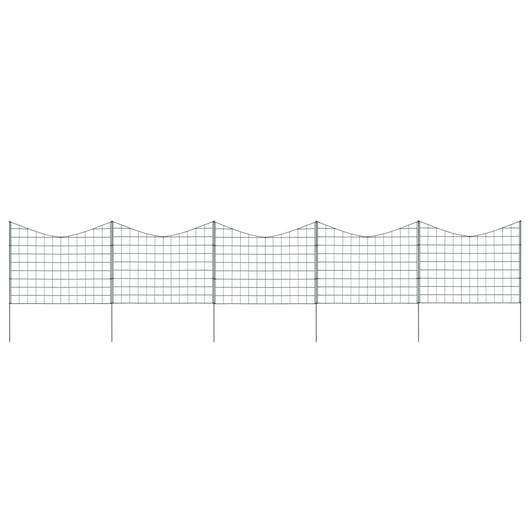 Set Recinzione ad Arco Invertito per Stagno 77,5x64 cm Verde