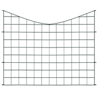 Set Recinzione ad Arco Invertito per Stagno 77,5x64 cm Verde