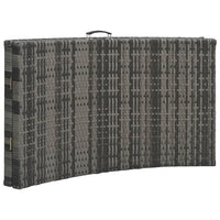 Sdraio sdraio prendisole lettino da giardino terrazzo pieghevole arredo da esterno con cuscino in resina intrecciata grigia 02_0012855